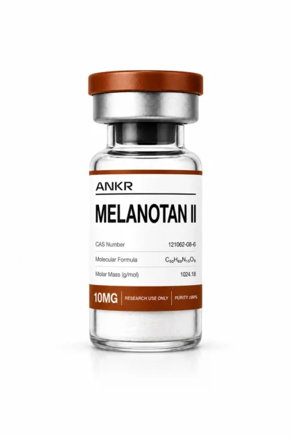 Melanotan II 10mg research peptide vial - ANKR Lab