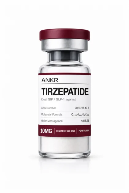 Tirzepatide research peptide vial - ANKR Lab