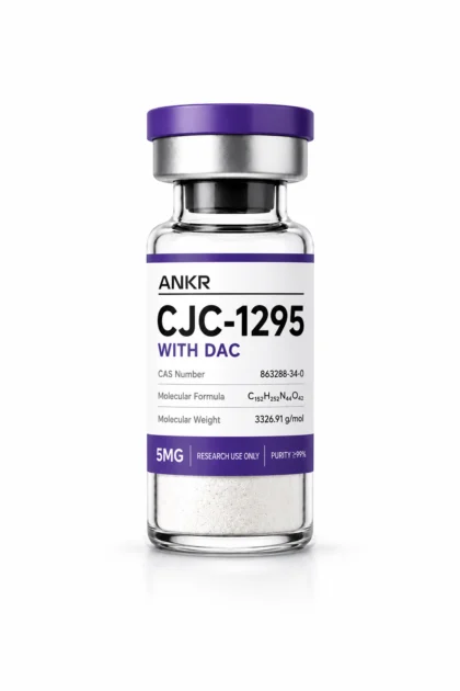 CJC-1295 with DAC 5mg research peptide vial - ANKR Lab