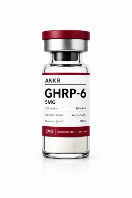 GHRP-6 5mg research peptide vial - ANKR Lab