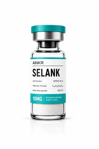 Selank 10mg research peptide vial - ANKR Lab